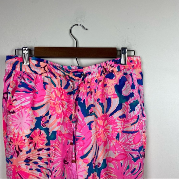 Lilly Pulitzer Piper Pant Swirling Seadream Small S Retails $138 Jogger - Picture 3 of 12